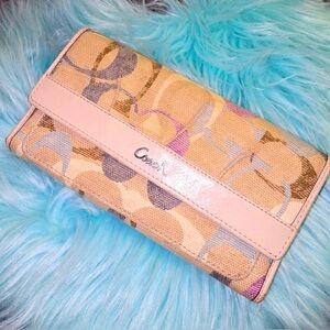 Coach Multicolor Signature Wallet